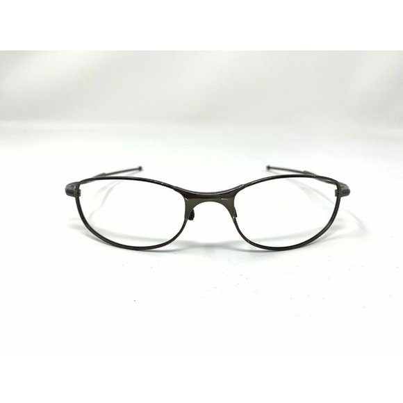 RARE OAKLEY TIGHTROPE SUNGLASSES Pewter Frames Only With Scratches OO4040-02